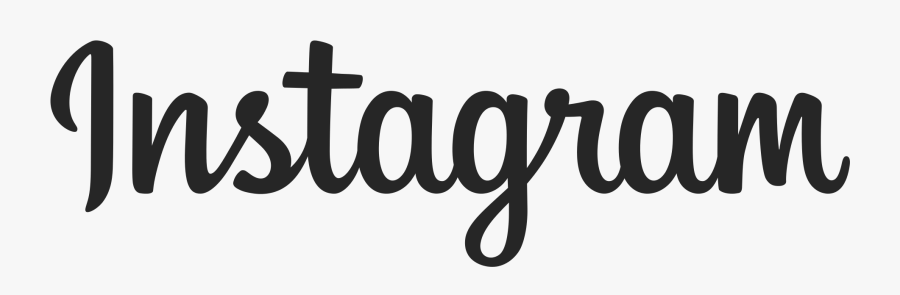 Instagram Logo Png Text - Instagram Text Logo, Transparent Clipart