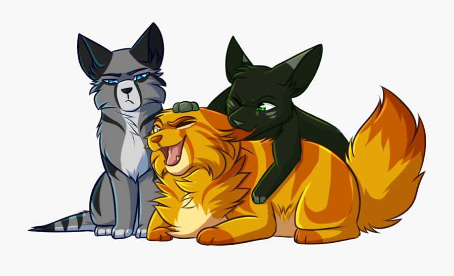 Jayfeather Looks Tired Of Hollyleaf"s And Lionblaze"s - Warrior Cats Siblings, Transparent Clipart