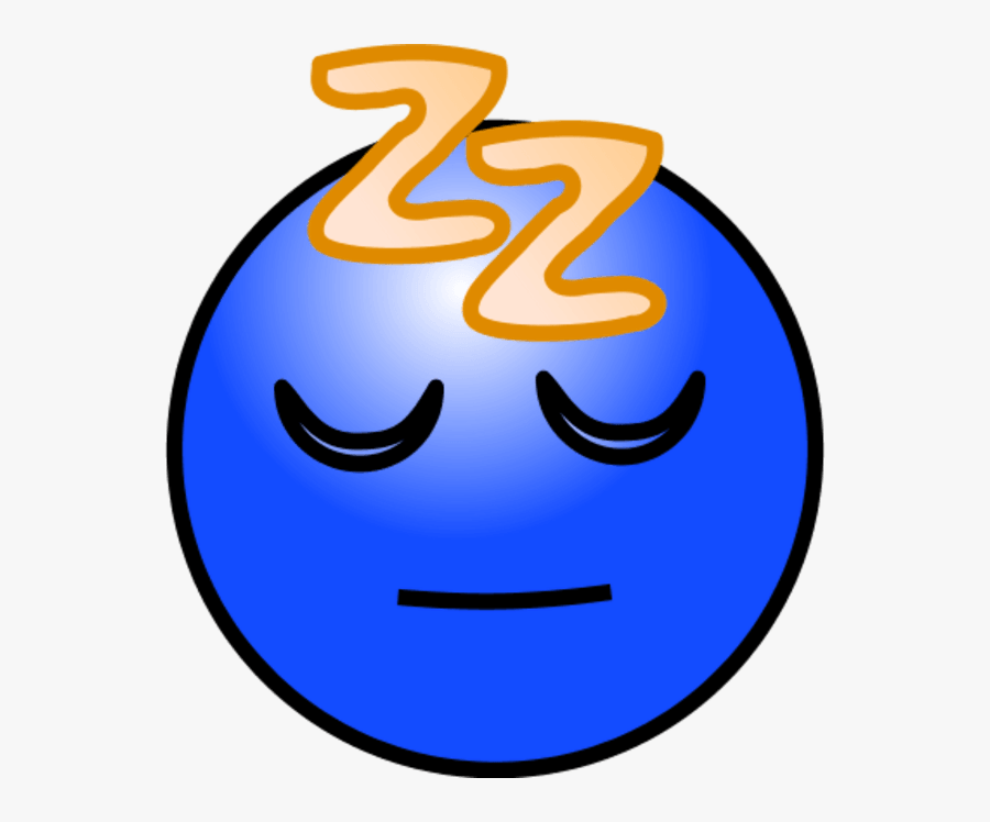 Transparent Tired Clipart - Sleepy Smiley Face, Transparent Clipart