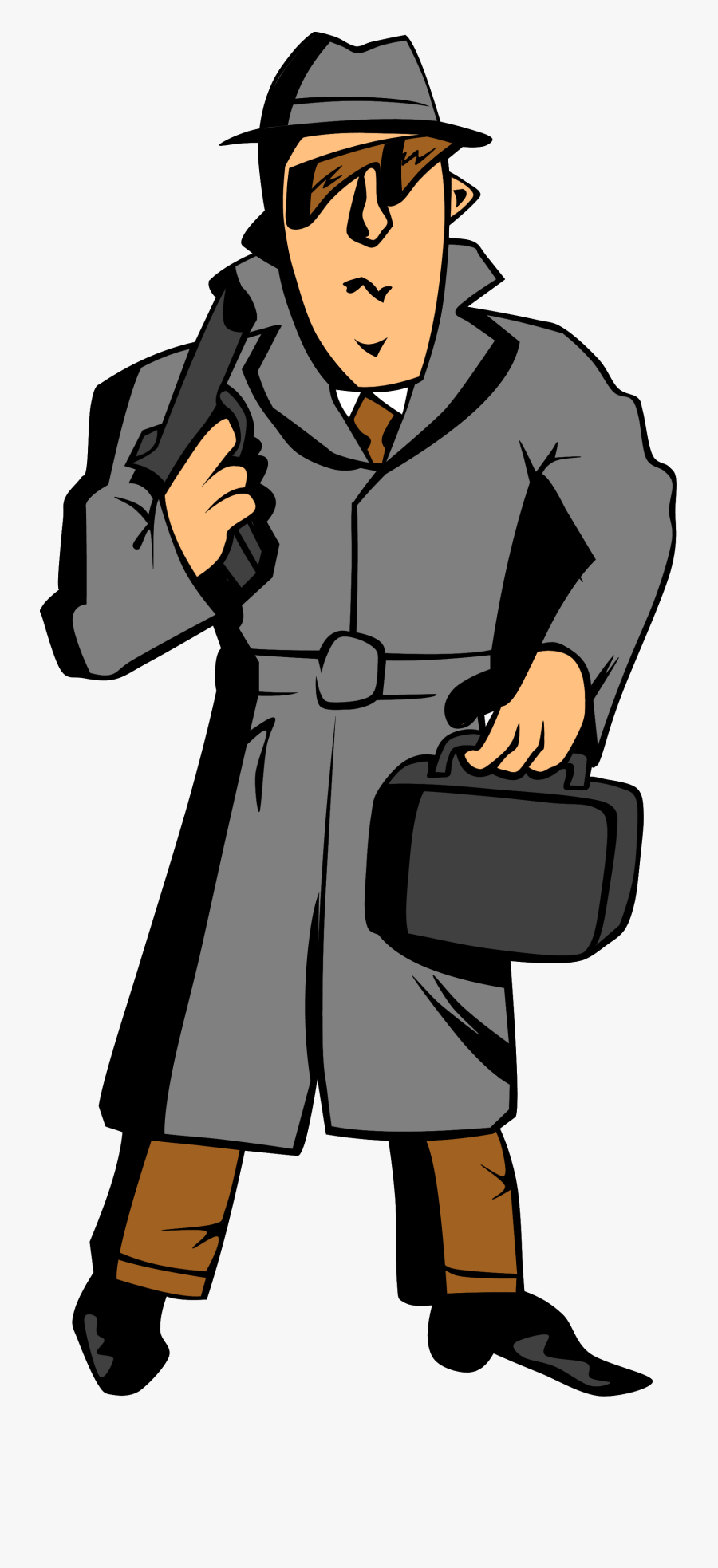 Transparent Fbi Agent Png - Spy Clip Art, Transparent Clipart