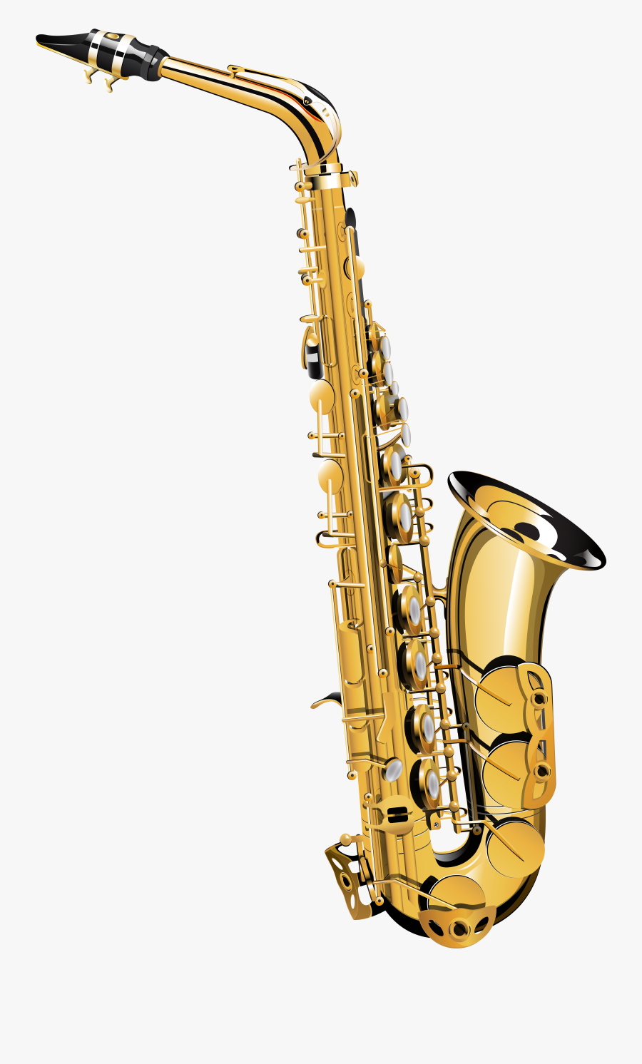 Saxophone High Resolution Clipart , Png Download - Saxophone High Resolution, Transparent Clipart
