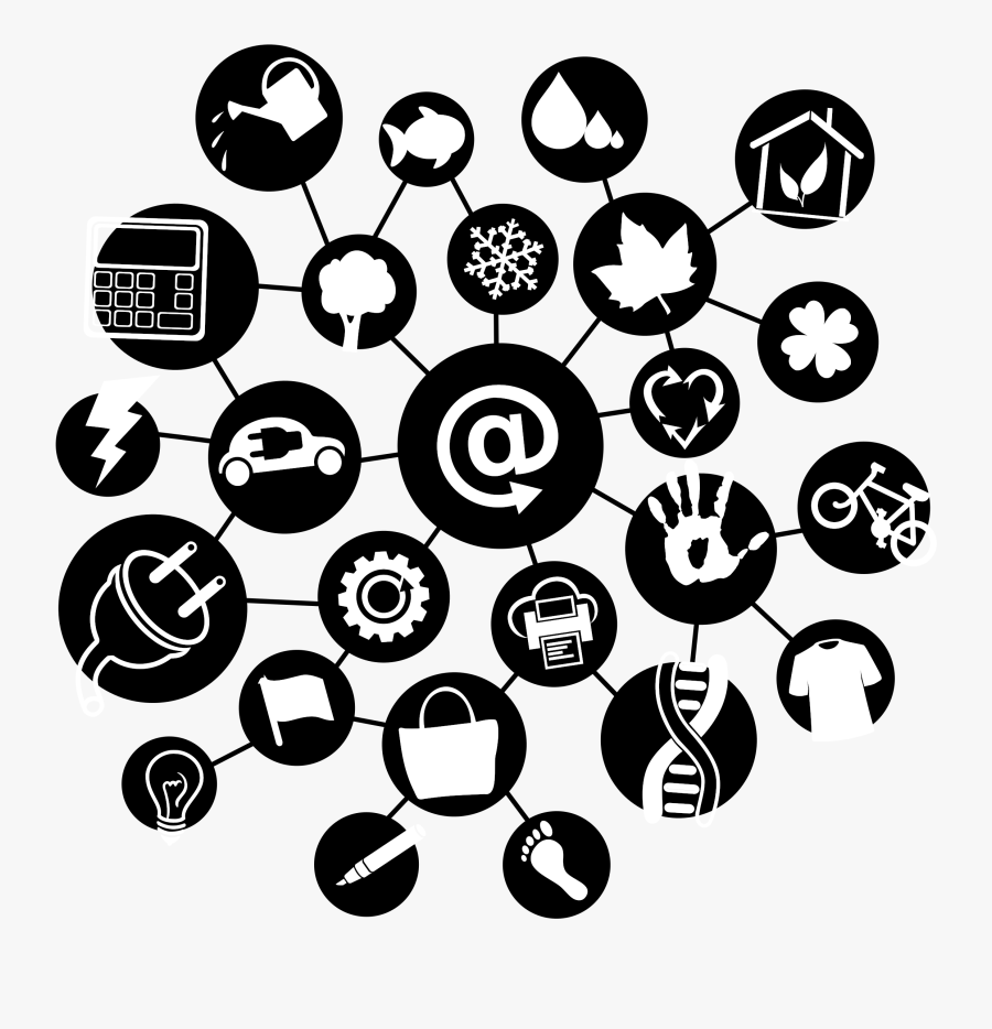 Clipart Internet Of Things All Connected - Internet Of Things .png, Transparent Clipart