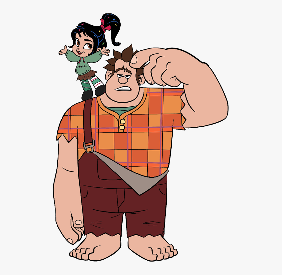 Ralph Breaks The Internet Ralph And Vanellope, Transparent Clipart