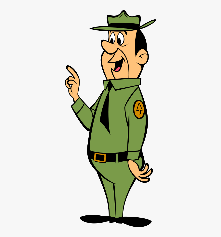 Sheriff - Ranger Smith Yogi Bear, Transparent Clipart