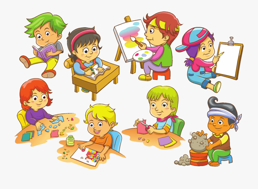 Fun Activities For - Kids At School Clipart, Transparent Clipart