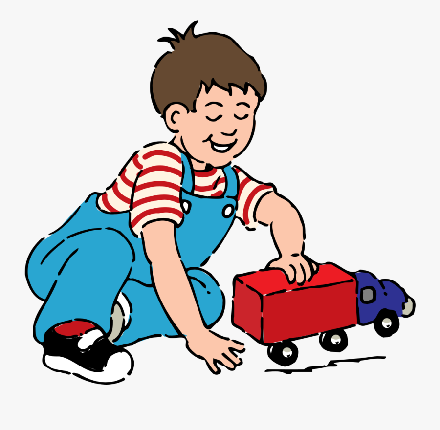 Free To Use Public Domain People Clip Art - Boy Playing With Toys Clipart, Transparent Clipart