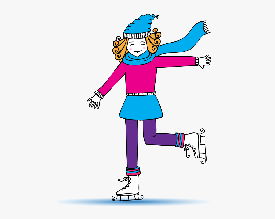 Рay Attention To Learn To Skate Clipart - Cartoon, Transparent Clipart