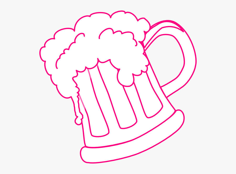 Beer Clipart Pink - Beer Mug, Transparent Clipart