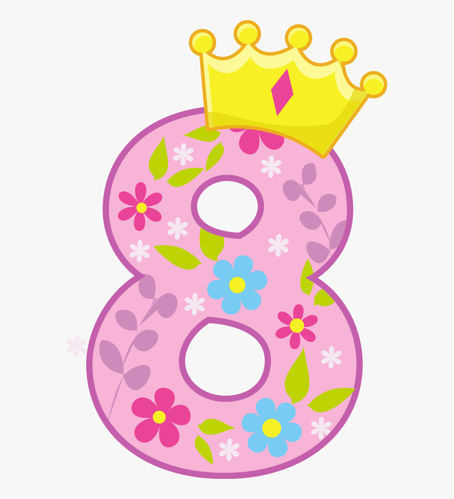 Birthday Number 8 Png, Transparent Clipart