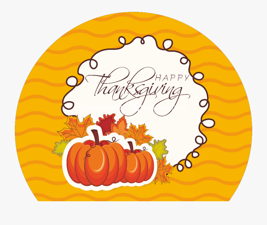 Thanksgiving Pumpkin Harvest Festival - Thank You, Transparent Clipart