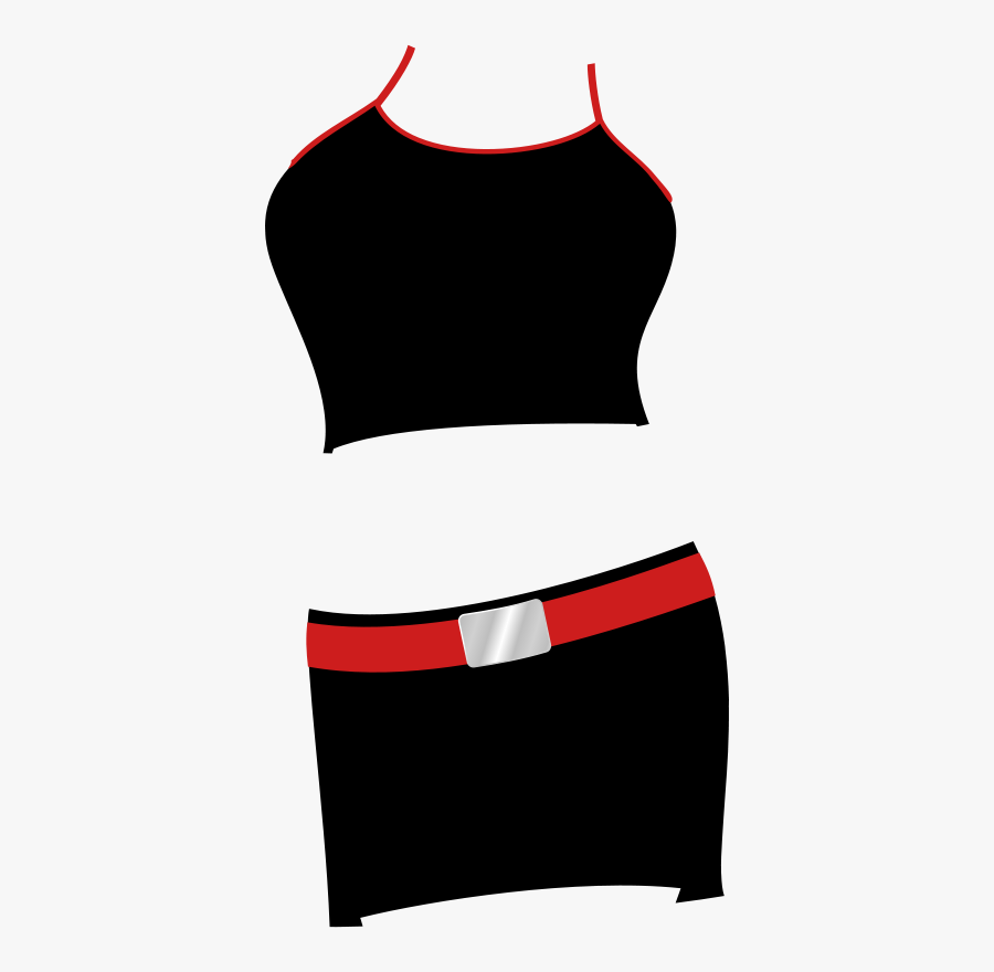 Top And Skirt - Short Skirt Clipart, Transparent Clipart