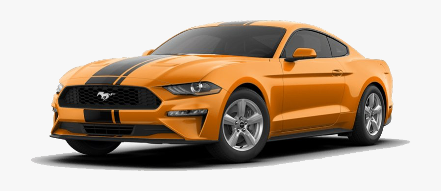 Orange Ford Mustang Png Clipart - Ford Mustang 2019, Transparent Clipart
