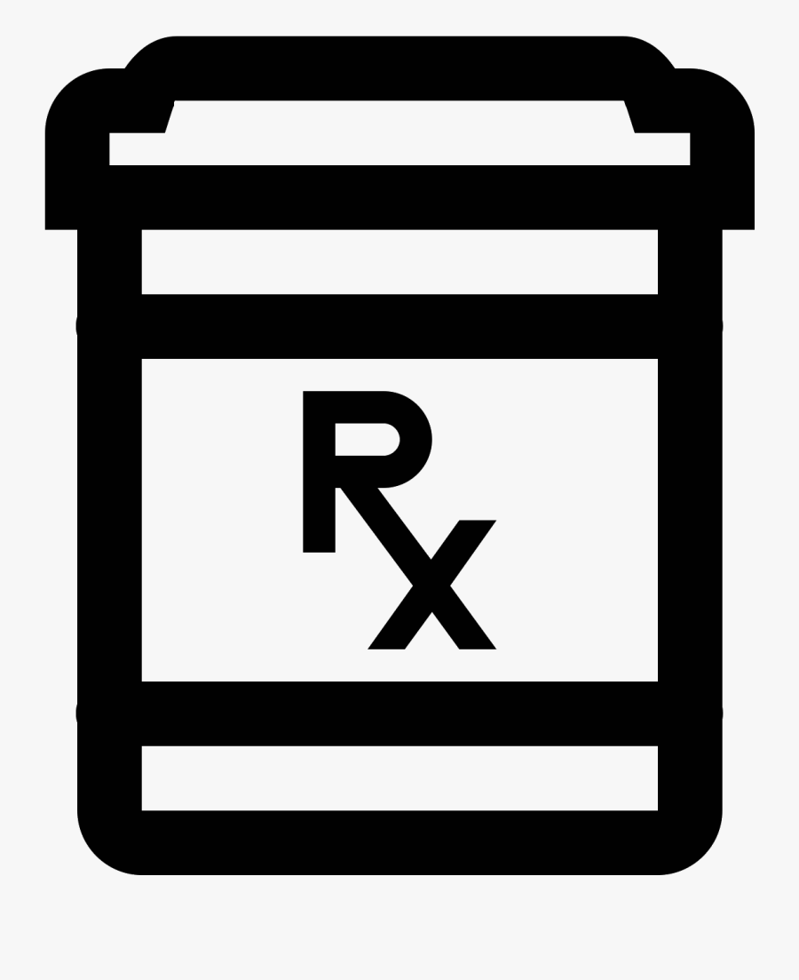 Pill Bottle Icon - Pill Bottle Icon Png, Transparent Clipart