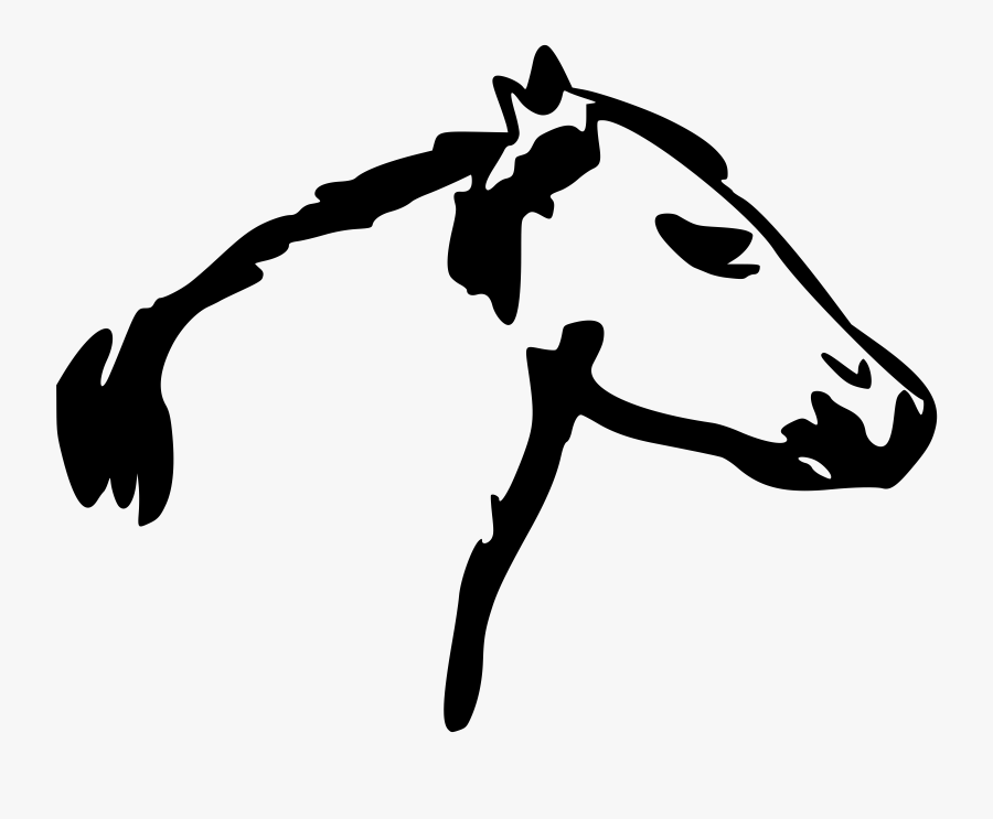 Clip Art Equestrian Horse Mask Jumping - Free Horse Watermark, Transparent Clipart