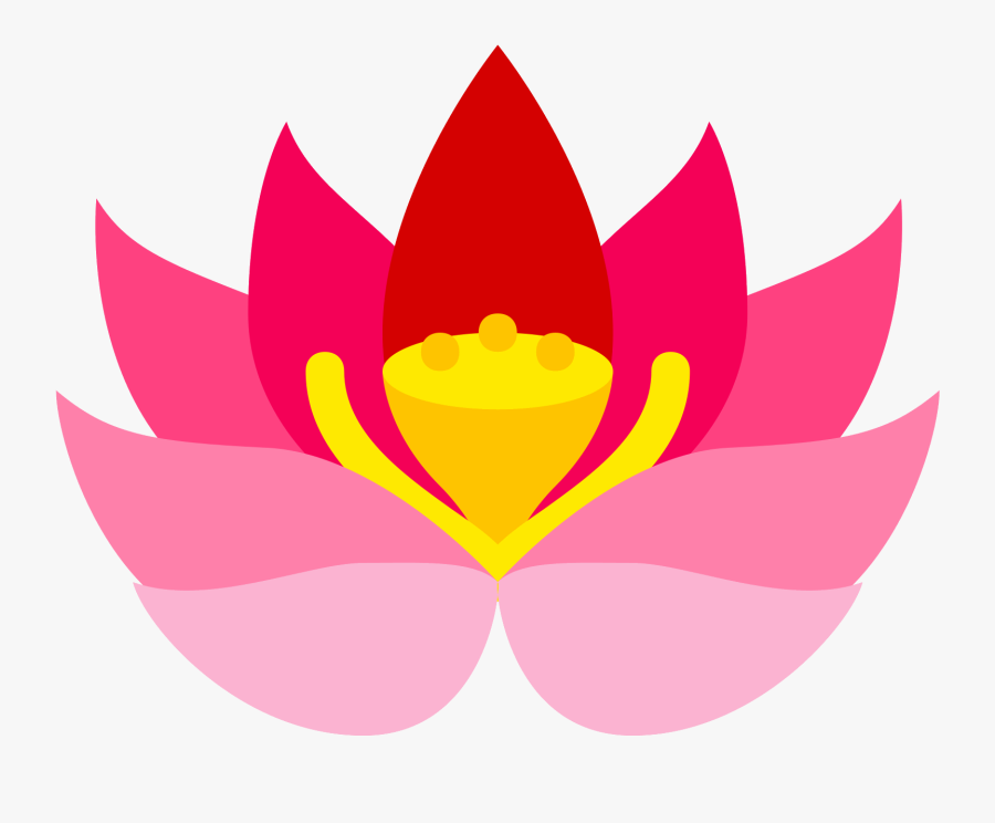 Flower Graphic Png - Lotus Flower Icon Png, Transparent Clipart