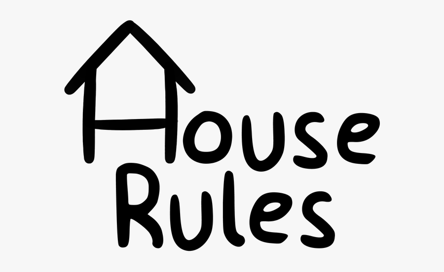 Rules Clipart Appropriate - House Rules Clipart, Transparent Clipart