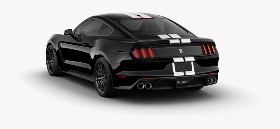 Ford Mustang Shelby Gt350 Back Png Clipart - Black Car Png Back, Transparent Clipart
