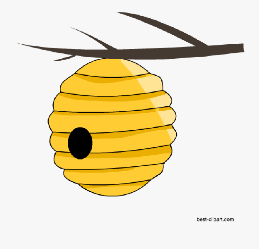 Beehive Clipart Free Honey Bee And Beehive Clip Ar - Transparent Bee Hive Clipart, Transparent Clipart