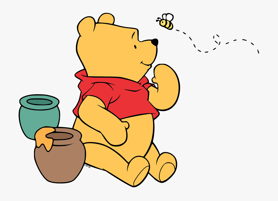 Bumble Bee Winnie The Pooh Bees, Transparent Clipart