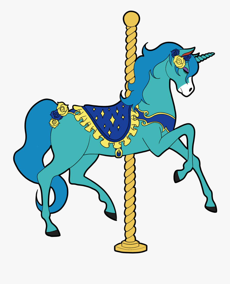 Sketchy Carousel Horse Source - Transparent Carousel Horse Clipart Png, Transparent Clipart