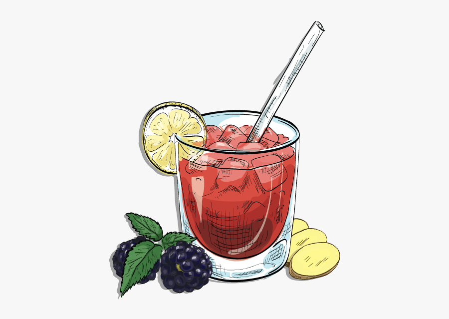 Cocktail Png - Bramble, Transparent Clipart