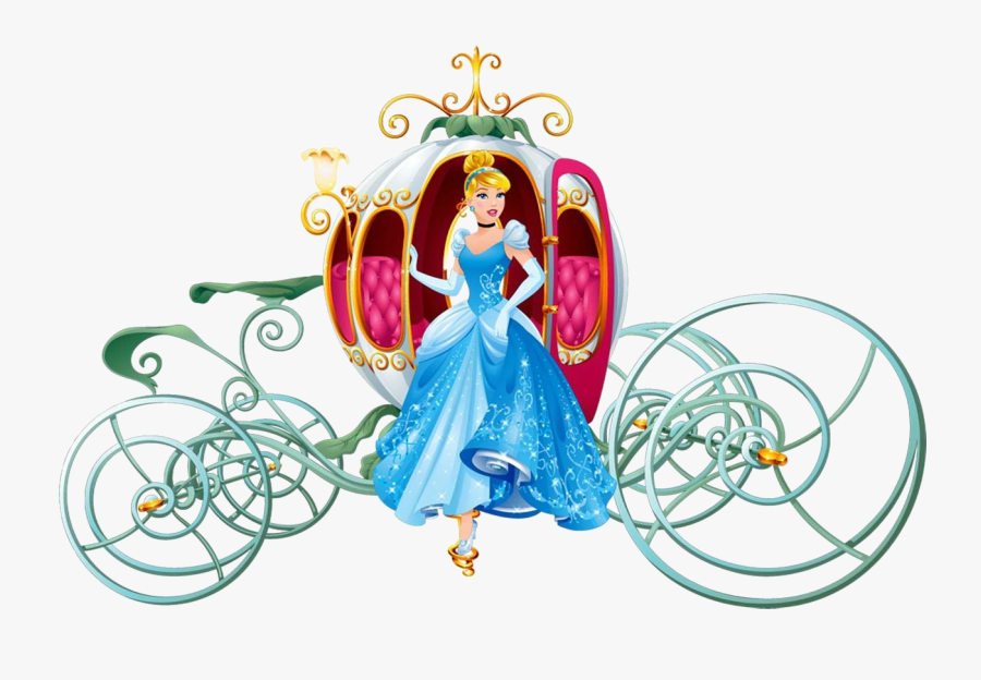 Cinderella Clipart Carousel - Cinderella And Pumpkin Carriage, Transparent Clipart
