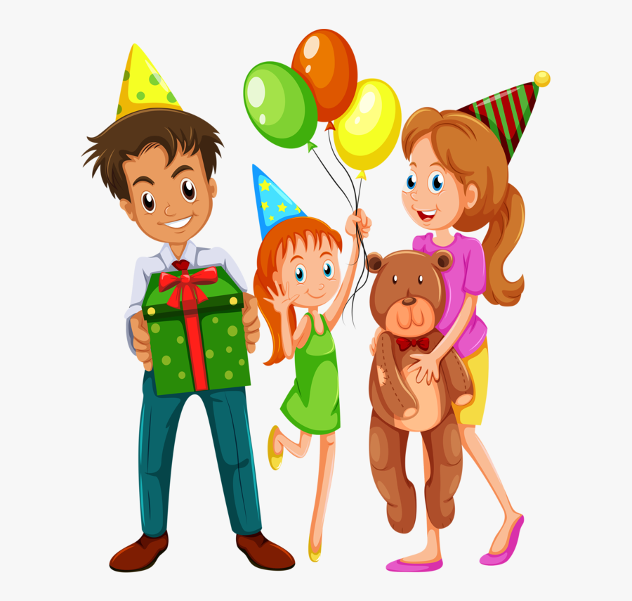 Family Clipart Birthday Party - Imagem De Familias Diferentes, Transparent Clipart