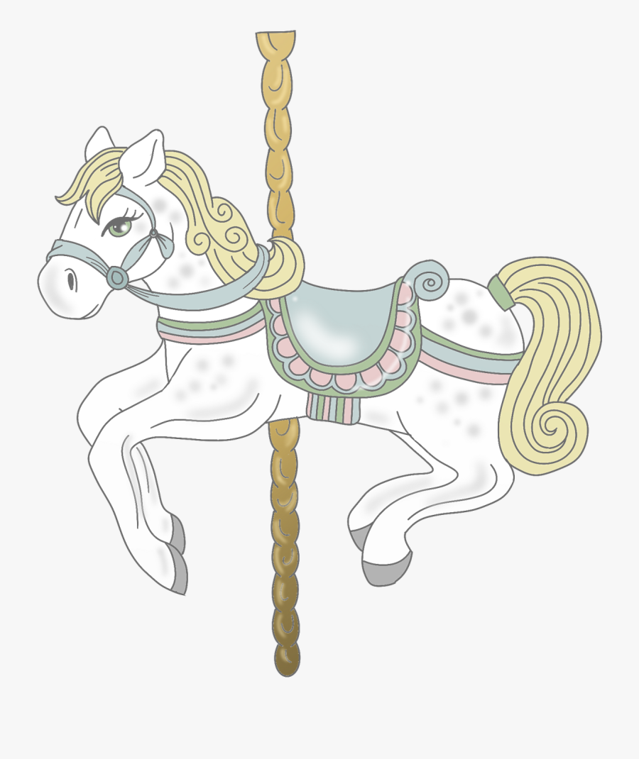 Child Carousel, Transparent Clipart