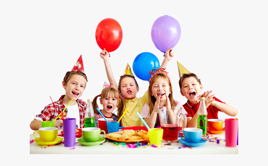 Clip Art Birthday Party Pictures - Kids Celebrating Birthday, Transparent Clipart