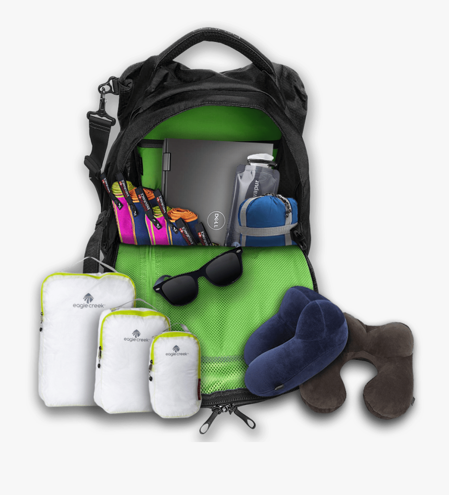 Clipart Backpack Sleeping Bag - Furniture, Transparent Clipart