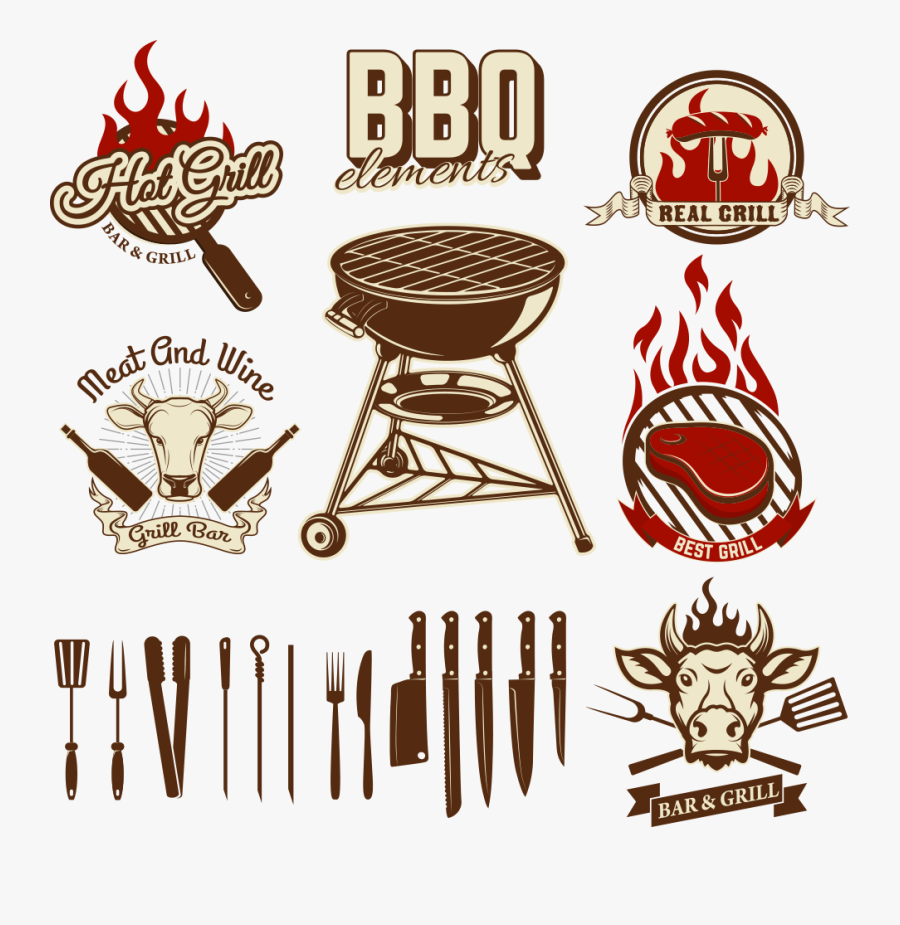 Barbecue Chophouse Restaurant Kebab Grilling - Bbq Smoker Vector, Transparent Clipart