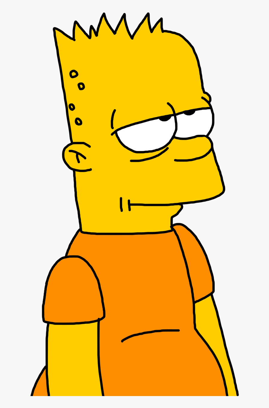 Bart Simpson Lisa Simpson Homer Simpson Drawing - Drawing Bart Simpson, Transparent Clipart