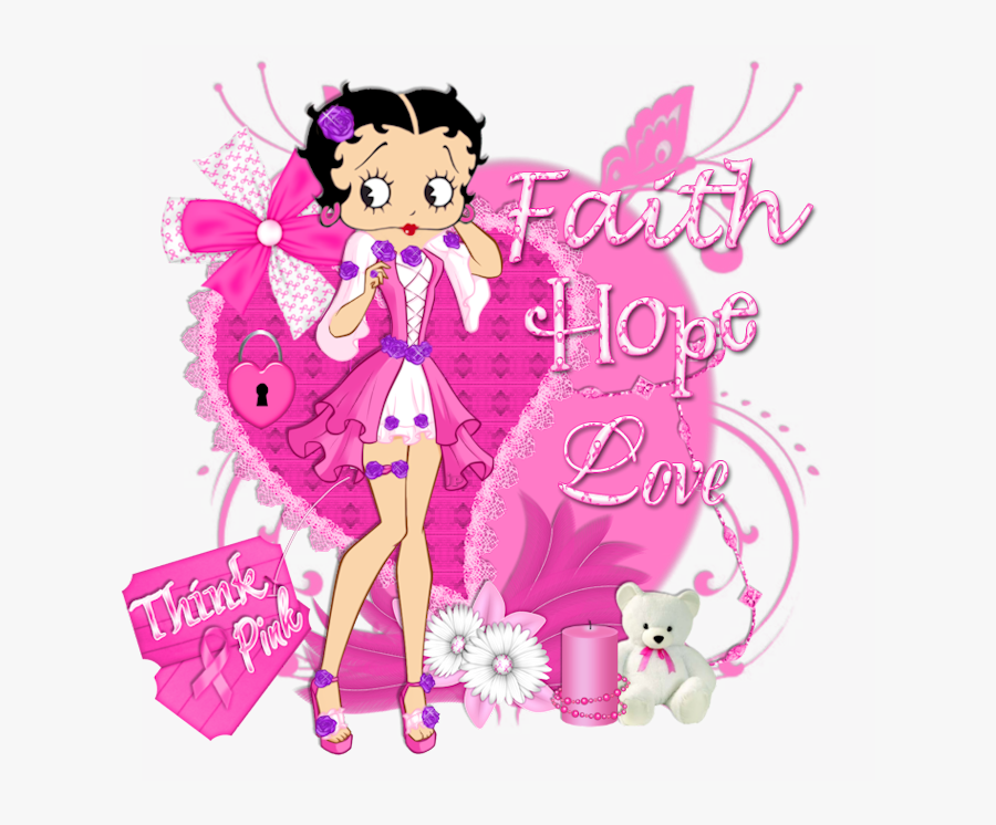 Betty Boop Cancer Shirt, Transparent Clipart