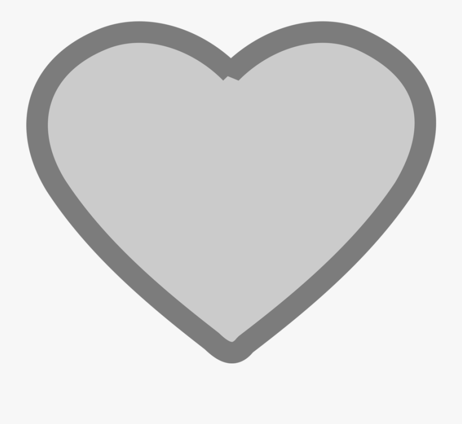 Heart,love,organ - Hart Grey, Transparent Clipart