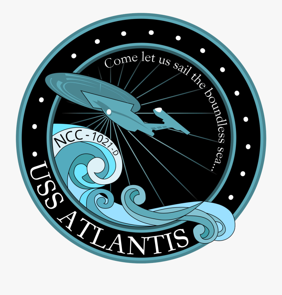 Transparent Atlantis Clipart - Star Trek Uss Atlantis, Transparent Clipart