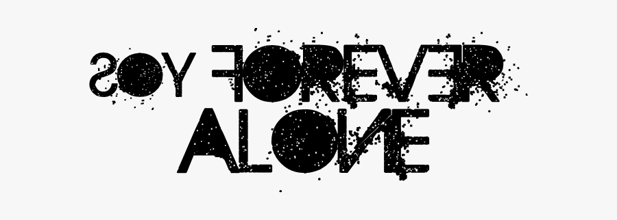 Logo Graphic Design Brand - Forever Alone Logo, Transparent Clipart