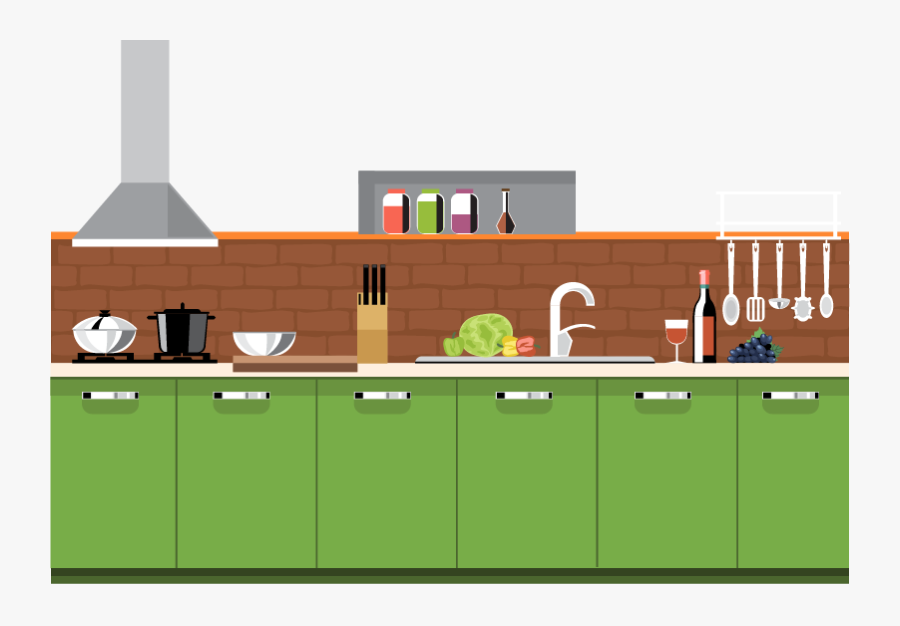 Kitchen Png No Background - Kitchen No Background, Transparent Clipart