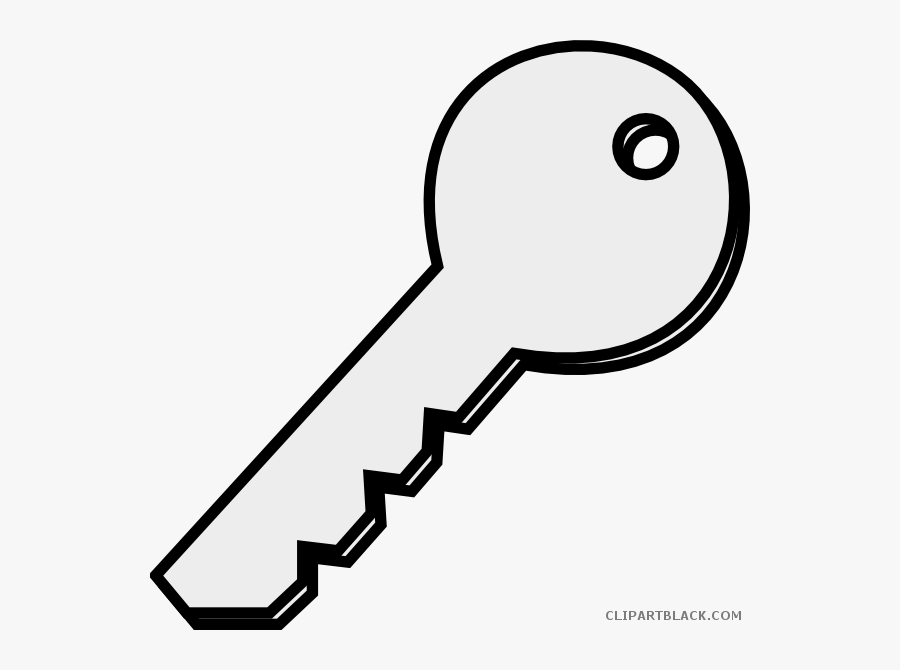Silver Key Tools Free Black White Clipart Images Clipartblack - Light Blue Key Clipart, Transparent Clipart
