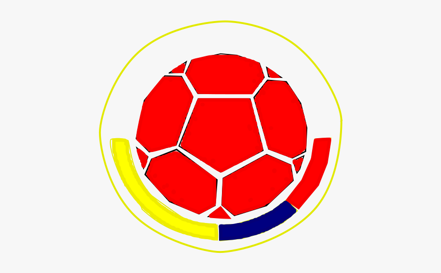 Balon - Escudo Federacion Colombiana De Futbol Vector, Transparent Clipart