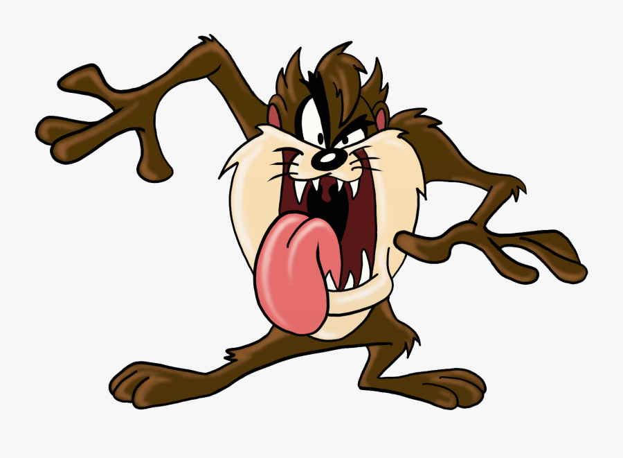 Tasmanian Devil Png Free Background - Tasmanian Devil Cartoon, Transparent Clipart