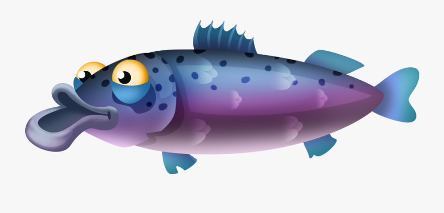 Salmon Clipart Baked Salmon - Cute Golden Trout Png, Transparent Clipart