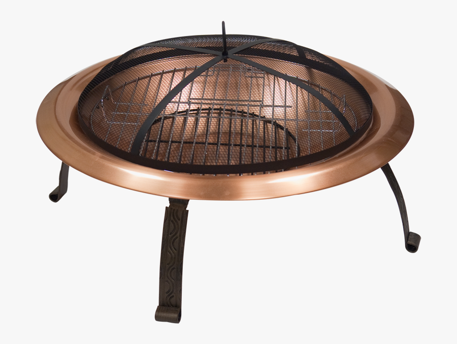 Black Steel Log Grate & Chrome Top Grill - Fire Pit Bronze, Transparent Clipart