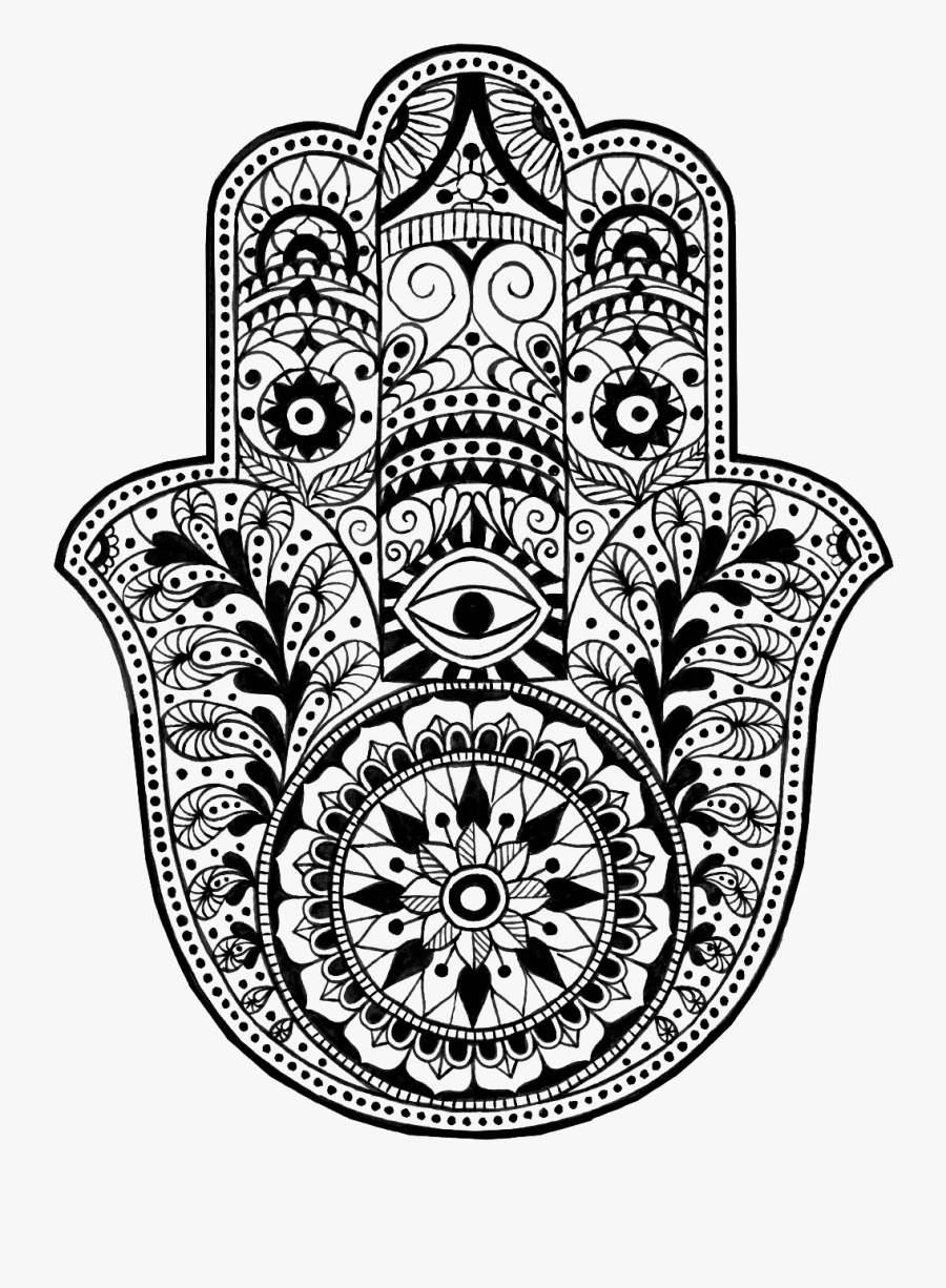 #boho #bohemian #hamsa #hamsahand #freetoedit - Mandala Art Design Animals, Transparent Clipart