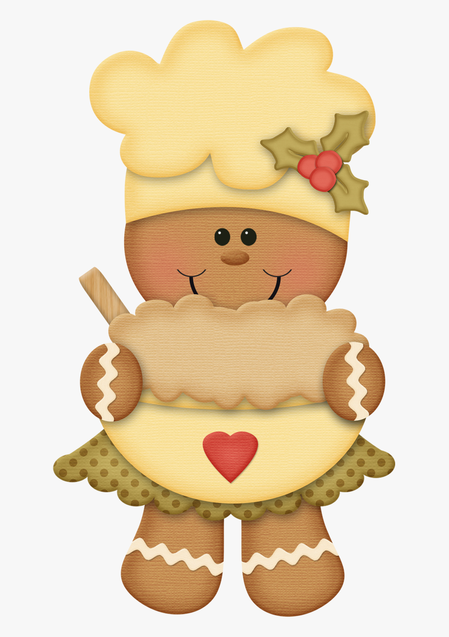 Clipart Cute Gingerbread, Transparent Clipart
