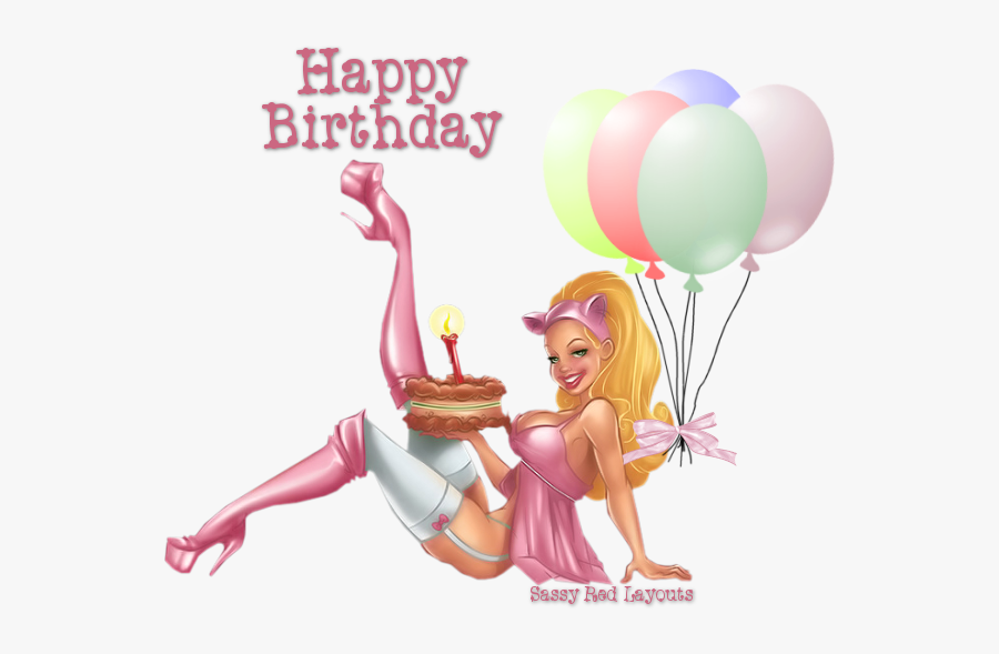 Happy Birthday Sexy Animated, Transparent Clipart