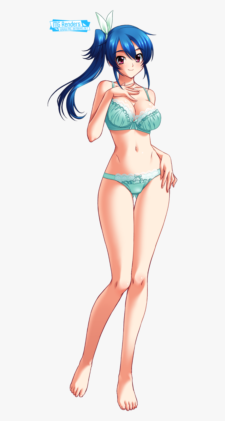 Pin By Cdkathrin On - Anime Girl Blue Underwear, Transparent Clipart