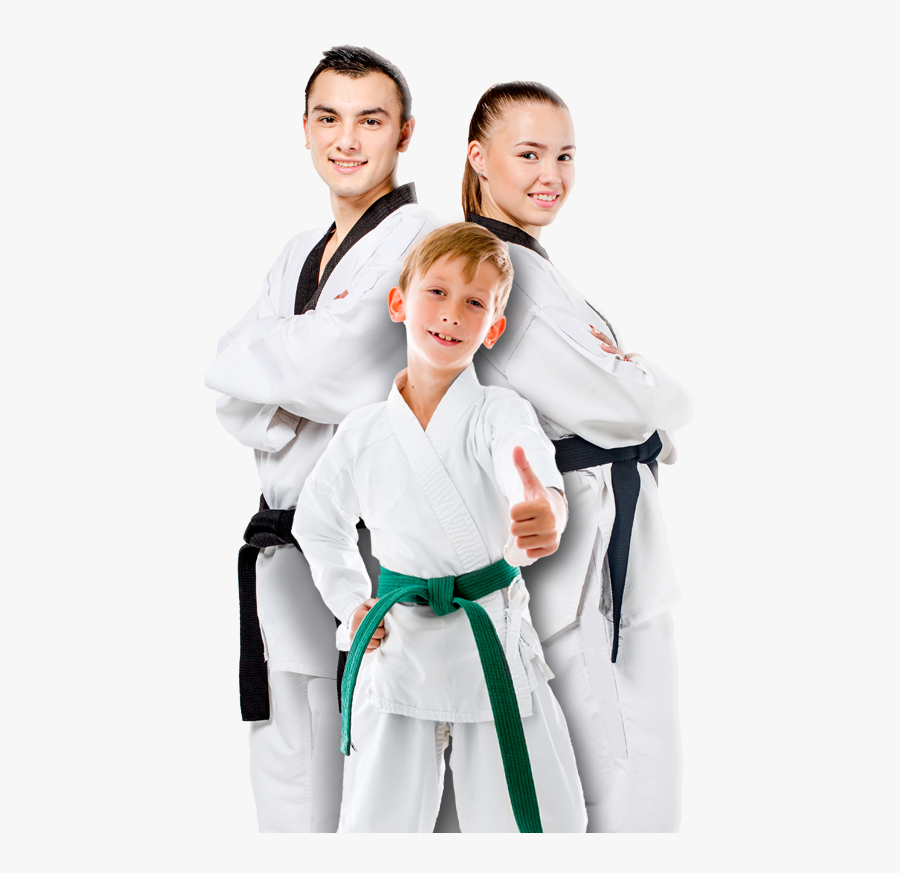 Group Of Martial Arts Students - Couple Karate, Transparent Clipart