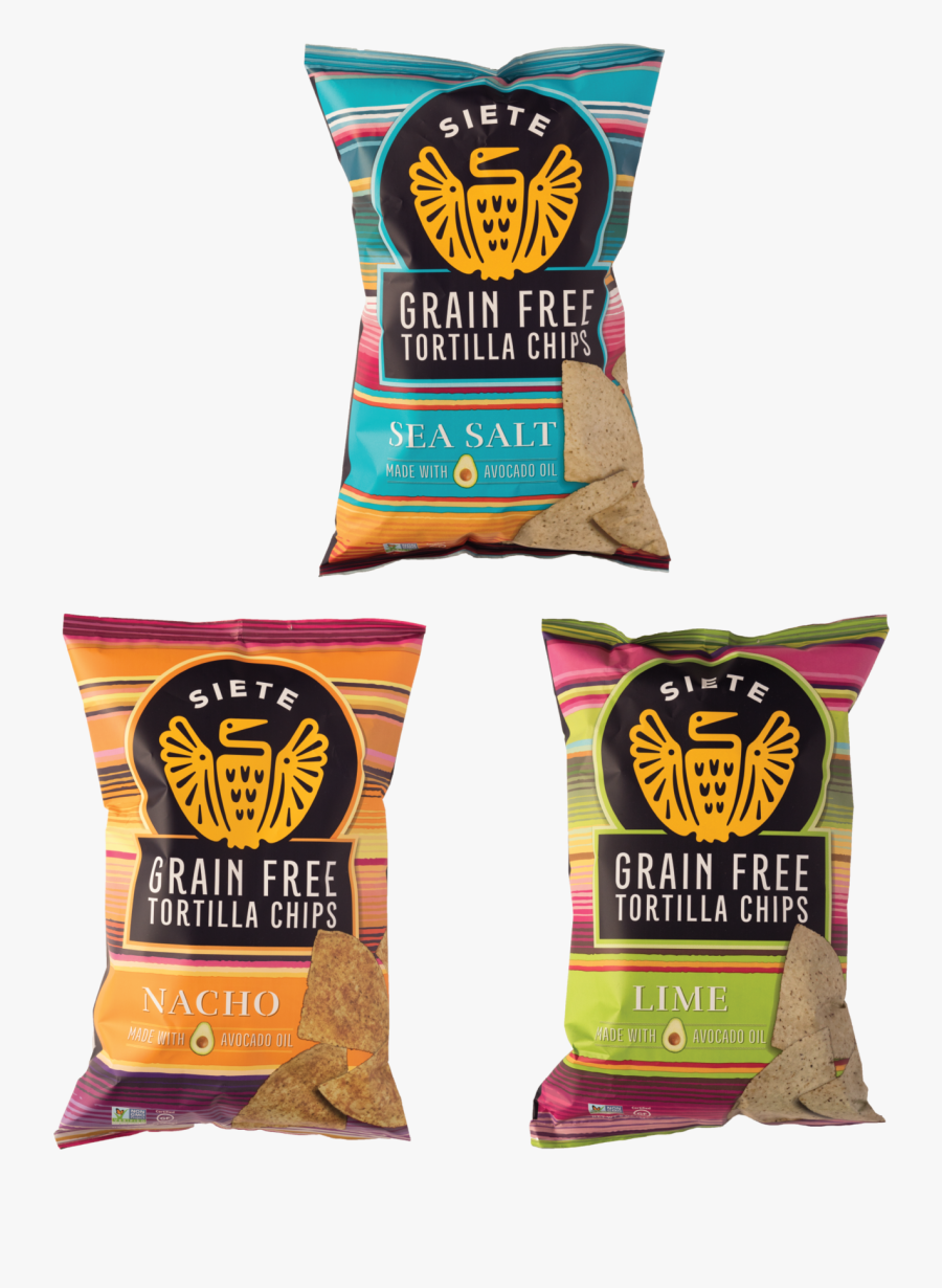 Grain Free Tortilla Chips - Siete Chips, Transparent Clipart