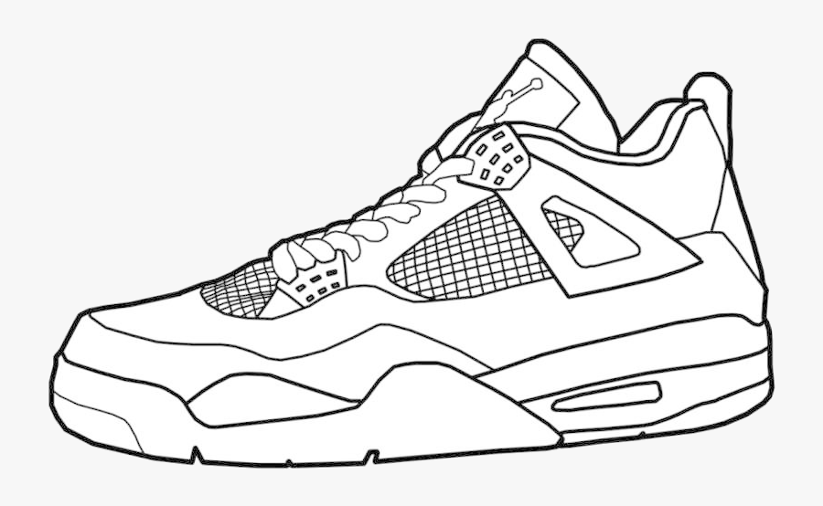 jordan shoes drawing