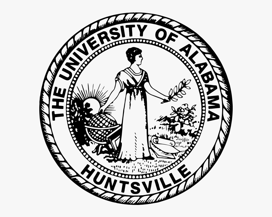 College Drawing Alabama University - University Of Alabama Huntsville Seal, Transparent Clipart